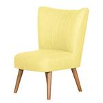 Fauteuil Mikkel Tissu - Jaune