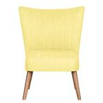 Fauteuil Mikkel Tissu - Jaune