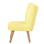 Fauteuil Mikkel Tissu - Jaune