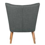 Fauteuil Mikkel Tissu - Anthracite