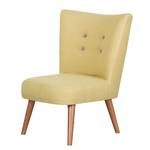 Fauteuil Mikkel geweven stof - Geel