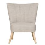 Fauteuil Oona II Tissu Anthracite - Gris clair