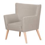 Fauteuil Mikkel geweven stof - Beige