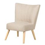 Fauteuil Oona II geweven stof beige - Cappuccinokleurig