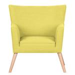 Fauteuil Mikkel Tissu - Jaune