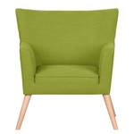 Fauteuil Mikkel Tissu - Vert olive