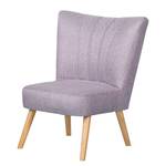 Fauteuil Oona III geweven stof - Lila