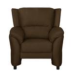 Fauteuil Muncaster microvezel - Bruin