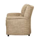 Fauteuil Muncaster Tissu structuré Beige chiné