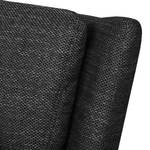 Fauteuil Muncaster Tissu structuré Noir