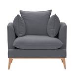 Fauteuil Sulviken Tissu - Tissu Mera : Anthracite