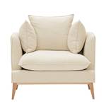 Fauteuil Sulviken Tissu - Tissu Dona : Beige clair