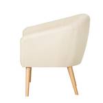 Fauteuil Ida III Tissu Beige - Crème