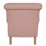 Sessel New Mill Webstoff Mauve - Mit Hocker