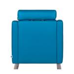 Fauteuil Newtown petrolblauw echt leer