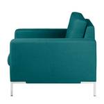 Fauteuil Nistra weefstof blauw groen