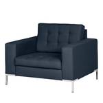 Fauteuil Nistra Tissu bleu foncé