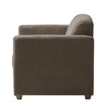 Fauteuil Odemira Tissu structuré - Gris marron