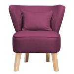 Fauteuil Oistins I Tissu - Mauve