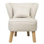 Fauteuil Oistins geweven stof - Beige