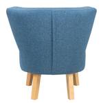 Fauteuil Oistins geweven stof - Blauw