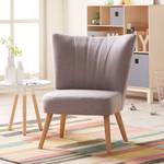 Fauteuil Oona III geweven stof - Lila