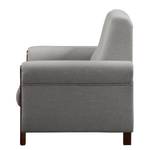 Fauteuil Outwell structuurstof - Platina - Met hocker