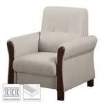 Fauteuil Outwell structuurstof - Kiezelkleurig - Zonder hocker