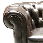 Fauteuil Oxford kunstleer - donkerbruin