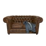 Sofa Oxford Vintage Eco (2-Sitzer) Mikrofaser Braun