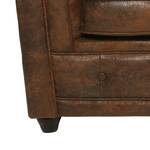 Sofa Oxford Vintage Eco (2-Sitzer) Microfaser Braun