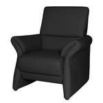 Fauteuil Patay Cuir véritable Noir