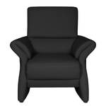 Fauteuil Patay Cuir véritable Noir