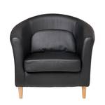 Fauteuil Philipp Cuir synthétique noir