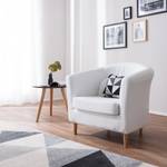 Fauteuil Philipp wit kunstleer