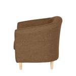 Fauteuil Philipp Tissu marron clair