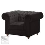 Chesterfield Sessel Pintano Webstoff - Anthrazit