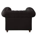 Fauteuil Chesterfield Pintano Tissu - Anthracite