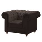 Fauteuil Chesterfield Pintano Tissu - Expresso