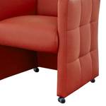 Fauteuil Pitalito Imitation cuir - Rouge