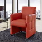 Fauteuil Pitalito Imitation cuir - Rouge