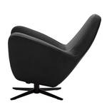 Fauteuil Polo III Cuir véritable - Anthracite