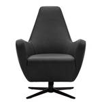 Fauteuil Polo III Cuir véritable - Anthracite