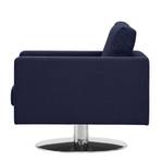 Fauteuil pivotant Portobello Tissu Tissu Milan : Bleu foncé