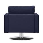 Draaifauteuil Portobello geweven stof Geweven stof Milan: Lichtblauw