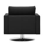 Fauteuil pivotant Portobello Cuir véritable - Cuir véritable Gad : Noir