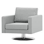 Draaifauteuil Portobello geweven stof Stof Selva: Zilvergrijs