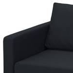 Fauteuil Portobello geweven stof Stof Ramira: Antraciet - Beugelpoten