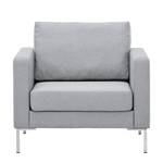 Fauteuil Portobello Tissu Tissu Milan : Gris clair - Angulaire