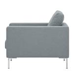 Fauteuil Portobello Tissu Tissu Selva : Gris - Angulaire